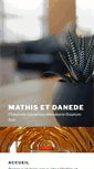 Mobile Screenshot of mathis-danede.fr